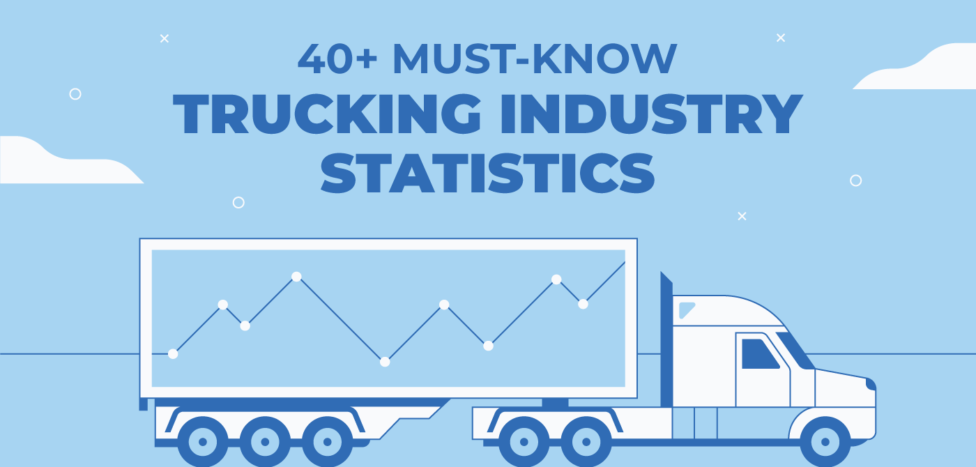illustration of truck with data points