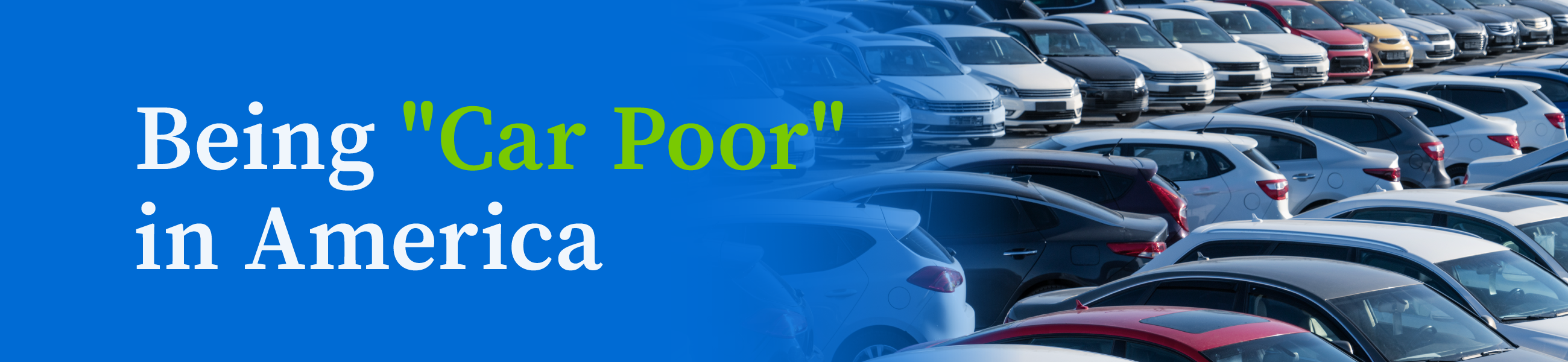Being "Car Poor" in America