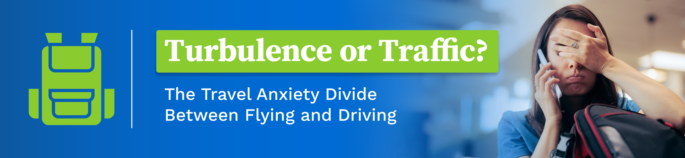 A header image for a study about travel anxiety