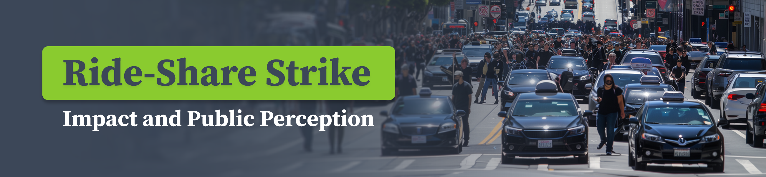 Ride-sharing strike header